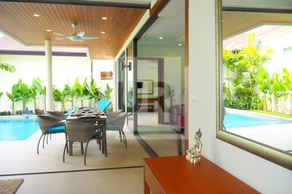 3-Bedroom Pool Villa Shaped Around Poolside Living, property photo