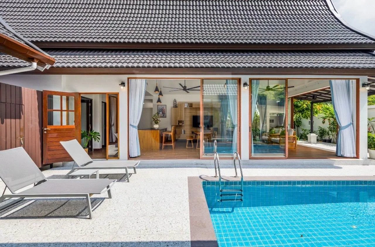 4-Bedroom Pool Villa Shaped Around Poolside Living, property photo