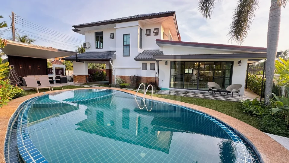 Mornings by Your Own Pool at This 3-Bedroom Pool Villa, property photo
