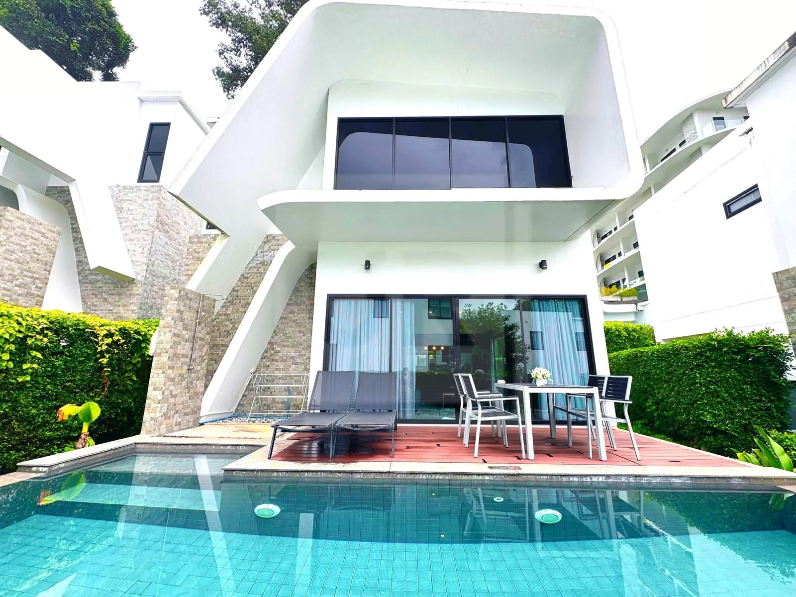 2-Bedroom Pool Villa Shaped Around Poolside Living, property photo