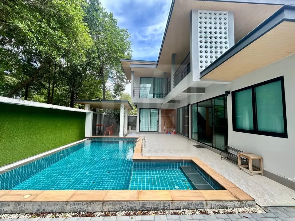 3-Bedroom Pool Villa Shaped Around Poolside Living, property photo
