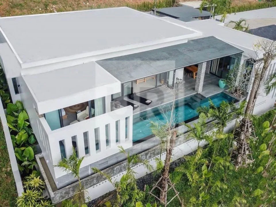 Modern Hillside Pool Villa, property photo